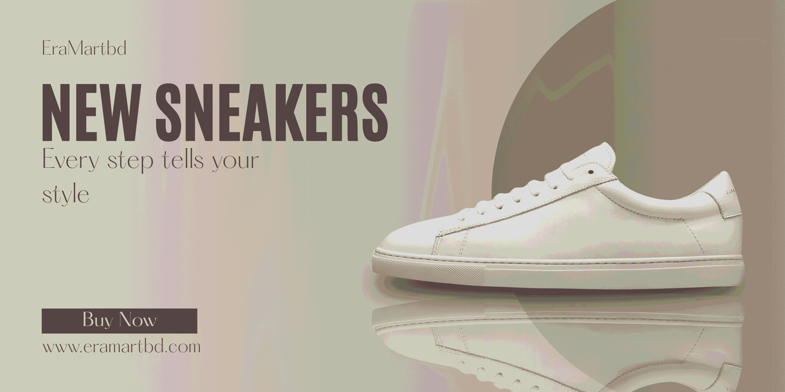 White Neutral Modern Sneakers New Year Sale Banner Landscape (1) (1)